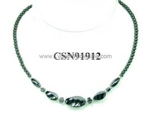 HematiteBeads Stone Chain Choker Fashion Women Necklace